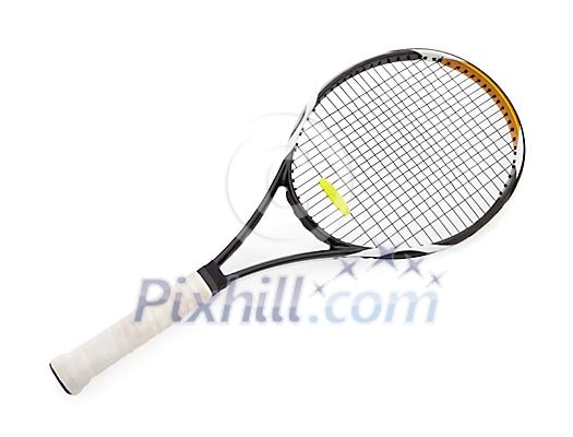 Isolated tennis racket Isolated tennis racket