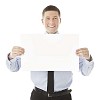 Businessman with a blank paper