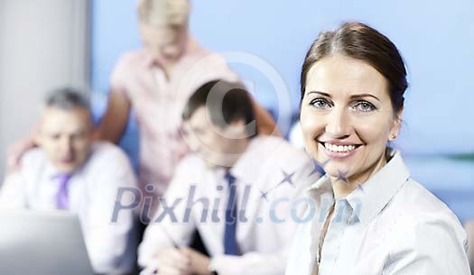 Business people having a meeting Business people having a meeting
