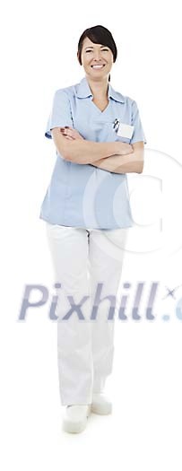 Smiling female nurse Smiling female nurse