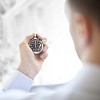 Man holding a stopwatch