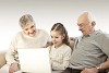 Grandparents with their grandchild