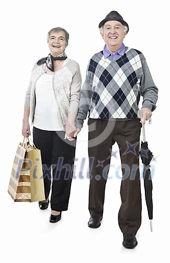Isolated older couple