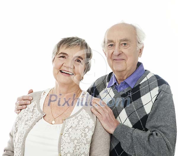 Smiling older couple Smiling older couple