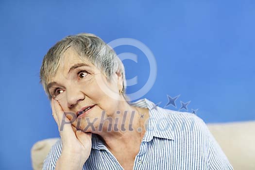 Older female thinking Older female thinking