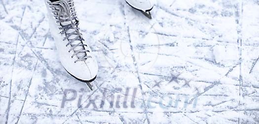 Skater on the ice