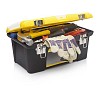 Isolated toolbox with tools