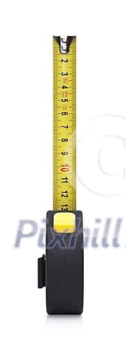Isolated measuring tape Isolated measuring tape