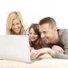 Family surfing in the net