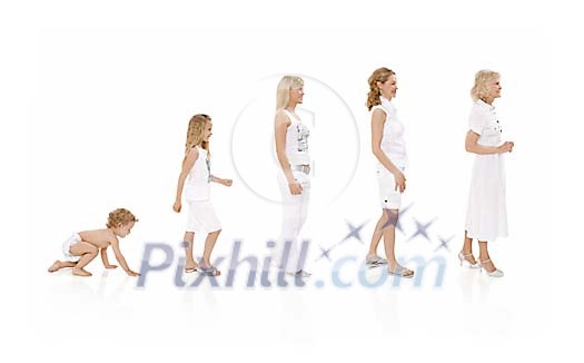 People Stock Images with clipping path