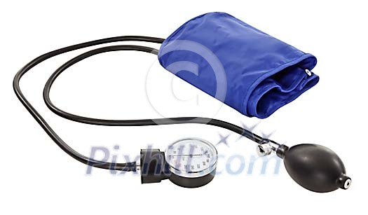 Blood pressure gauge with clipping path Blood pressure gauge with clipping path