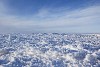 Frozen snowfield