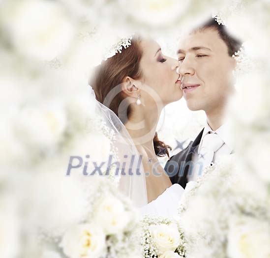 Wedding couple portrait Wedding couple portrait