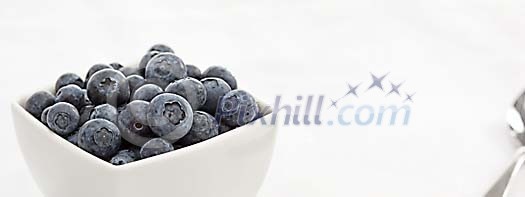 Bowl of blueberries