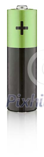 Battery with clipping path Battery with clipping path