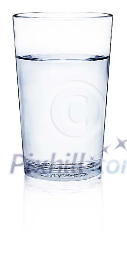 Clipped glass of water Clipped glass of water