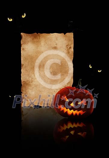 Greeting card for halloween Greeting card for halloween