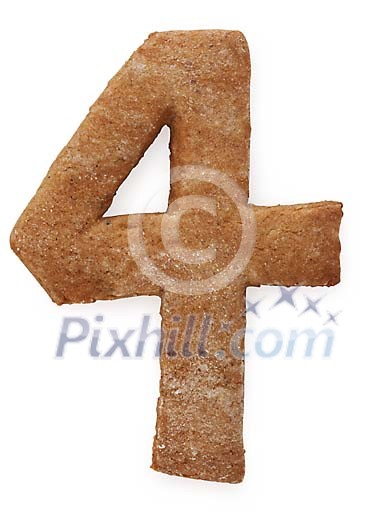 Clipped gingerbread four