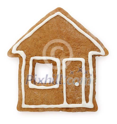 Clipped gingerbread house Clipped gingerbread house