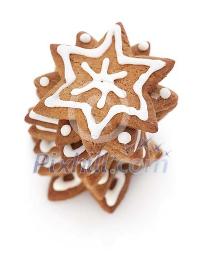 Gingerbread stars tower Gingerbread stars tower
