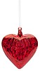 Clipped red christmas heart