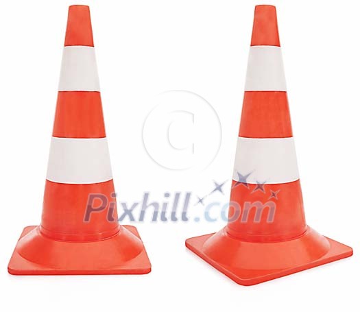 Clipped traffic cones