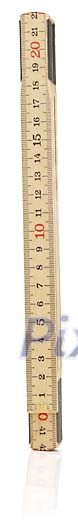 Clipped folding ruler Clipped folding ruler