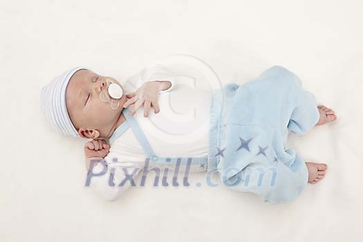 Baby boy sleeping Baby boy sleeping