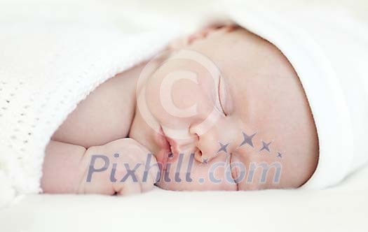 1 month old baby sleeping