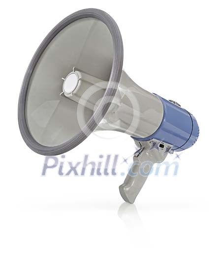 Clipped megaphone