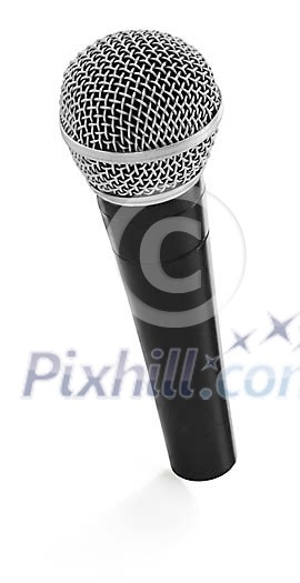 Clipped wireless microphone Clipped wireless microphone