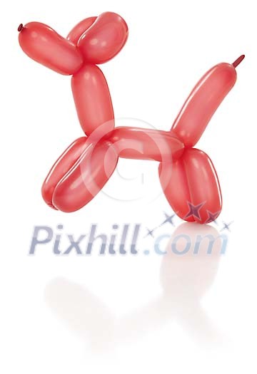 Balloon shaped as a dog