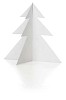 Cardboard christmas tree