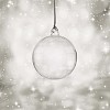 Empty trasnparent christmas ball