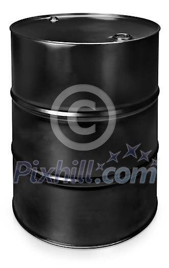Black oil barrel