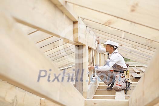 Construction worker working Construction worker working