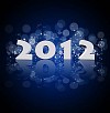 2012 numbers in front of blue bubble background