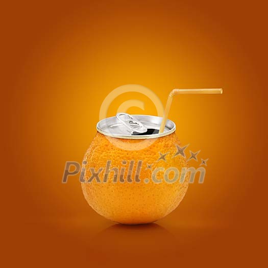 Orange Juice Can
