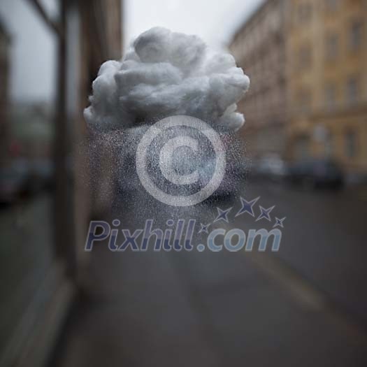 Little cloud hanging in the streets Little cloud hanging in the streets