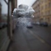 Little cloud hanging in the streets