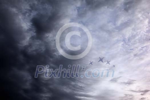 Autumn cloudy sky Autumn cloudy sky