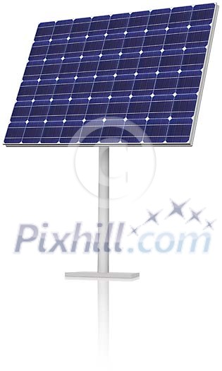 Isolated solar panel Isolated solar panel
