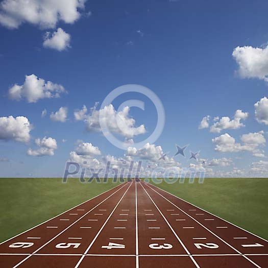 Endless track and field Endless track and field