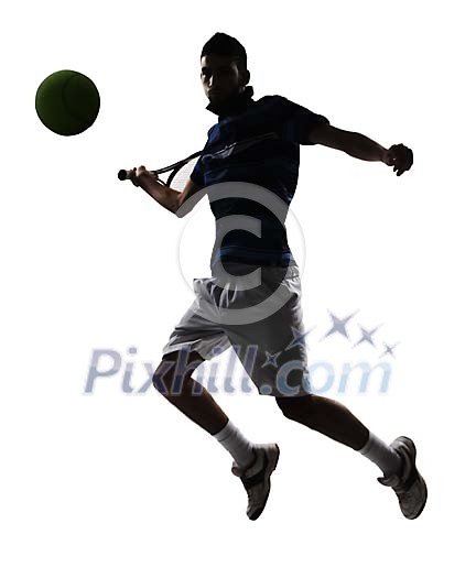 Tesnnis player with tennisball Tesnnis player with tennisball