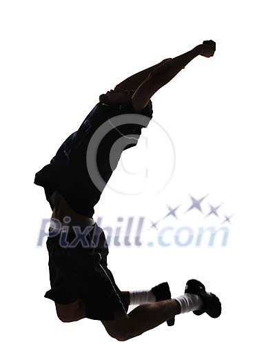 High jumper jumping High jumper jumping