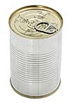 Isolated can of food