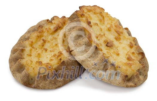 Isolated karelian pasty Isolated karelian pasty