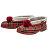 Isolated pair of warm slippers