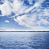 Background of sky and water