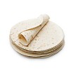 Isolated tortilla pile